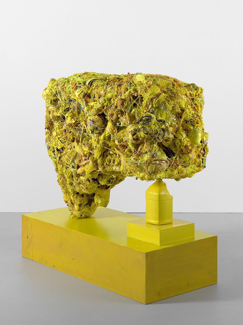Tal R, <i>Pppppalace</i>, 2007-08<br>Pulp, pigment, string and metal, bronze. 130 x 136 x 62 cm.<br>Donation 2013 by the artist. Inv.nr. 2013-047. ©The artist. Photo: Jochen Littkemann, Berlin
